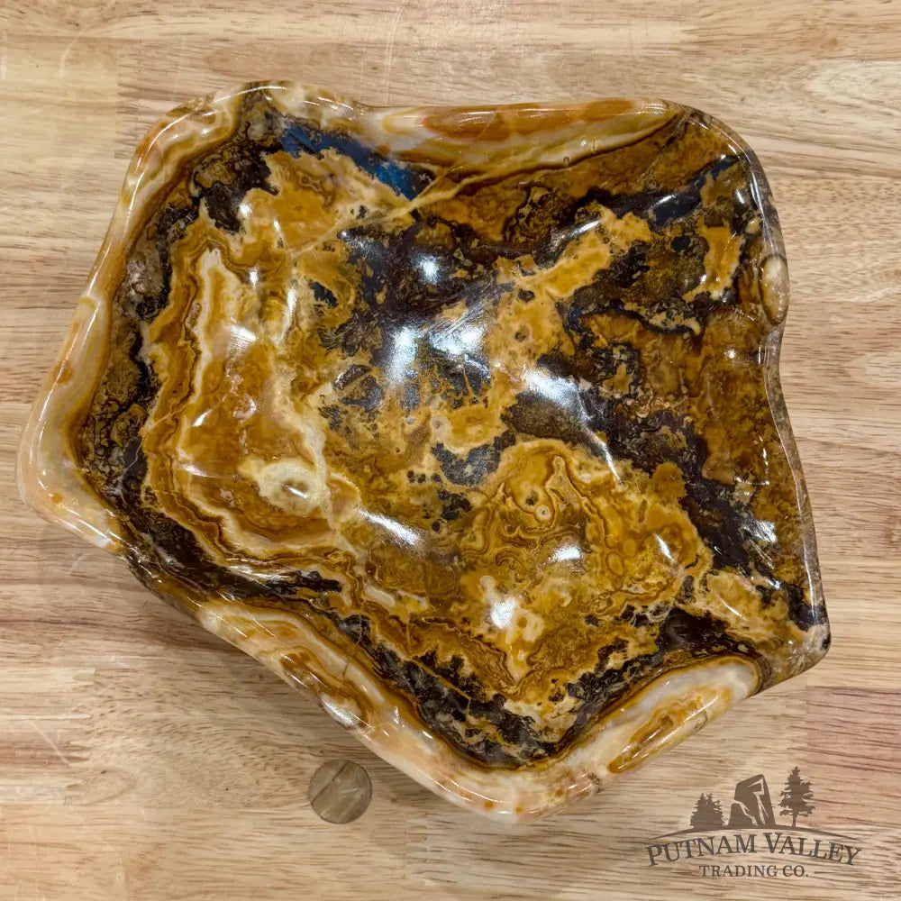 Moroccan Amber Onyx Bowl 9.8’’ - Bowl