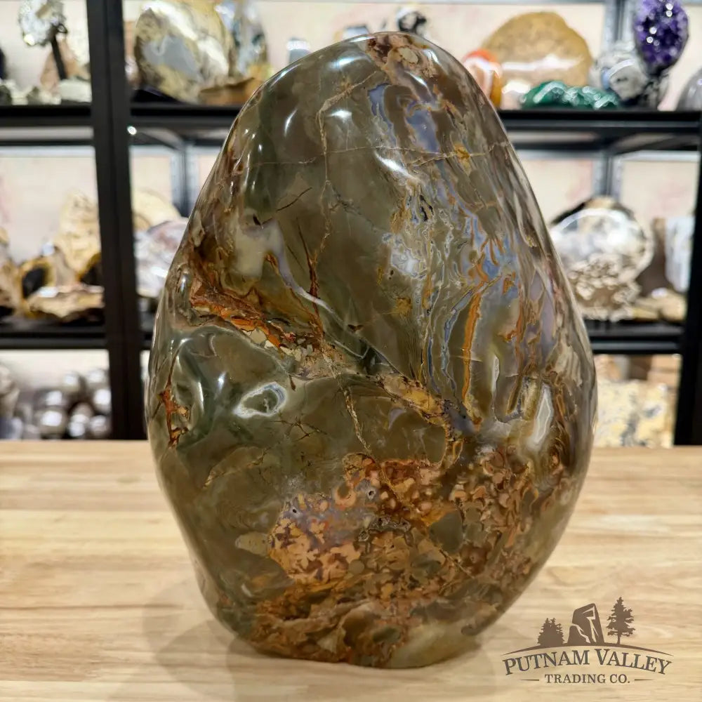 Reserve Ocean Jasper Table Accent 12.8’’ | 30.58lb - Free Standing Accent