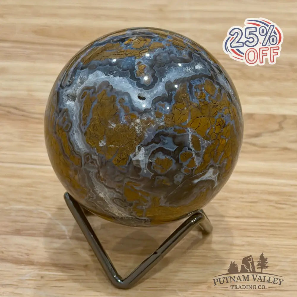 Reserve Indonesian Agate Sphere 2.83’’ - Sphere