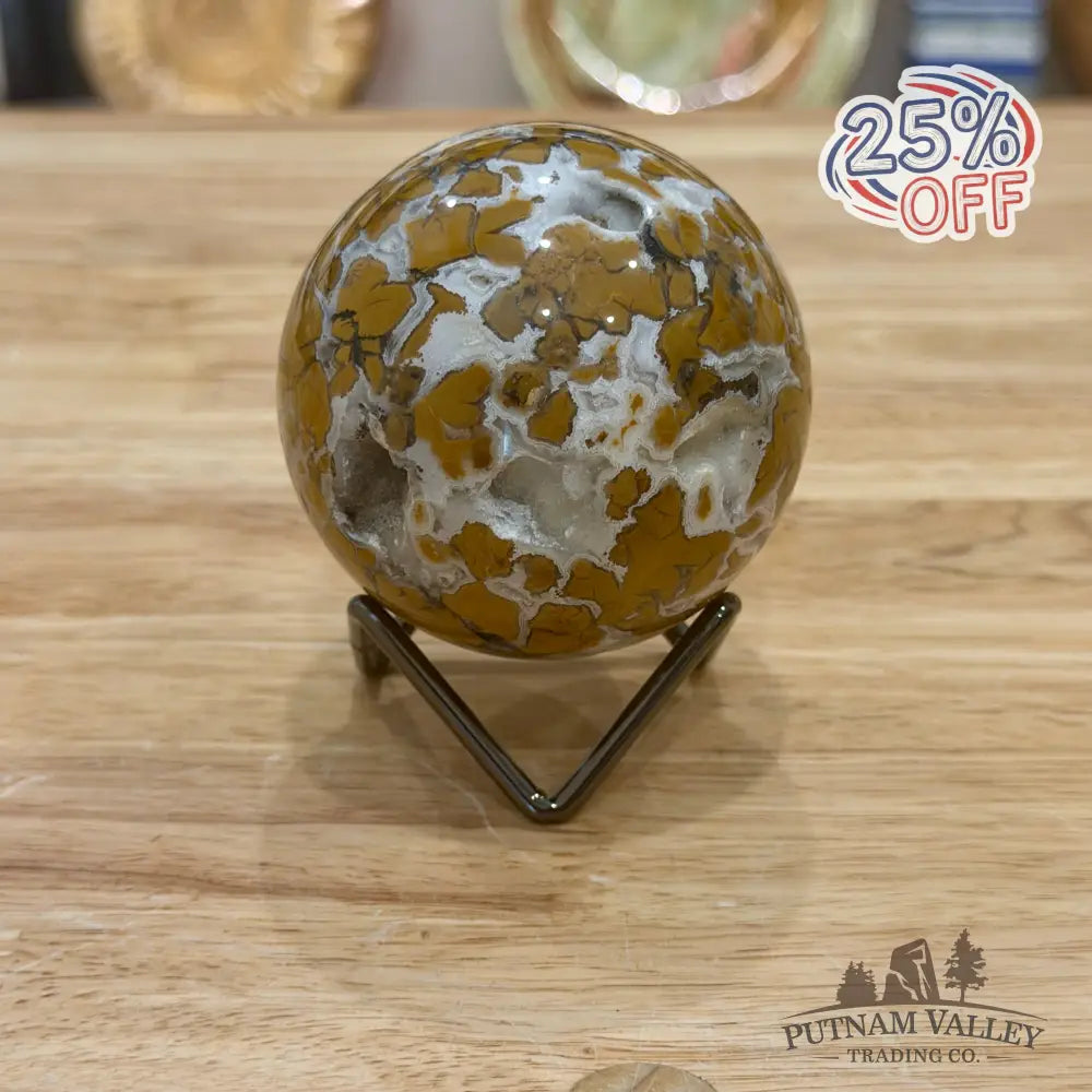 Reserve Indonesian Agate Sphere 2.85’’ - Sphere