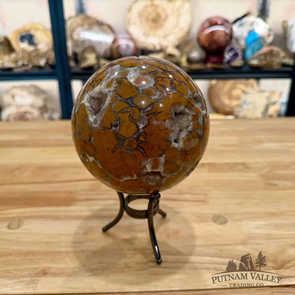 Indonesian Brecciated Jasper Sphere 5.23’’ Sphere