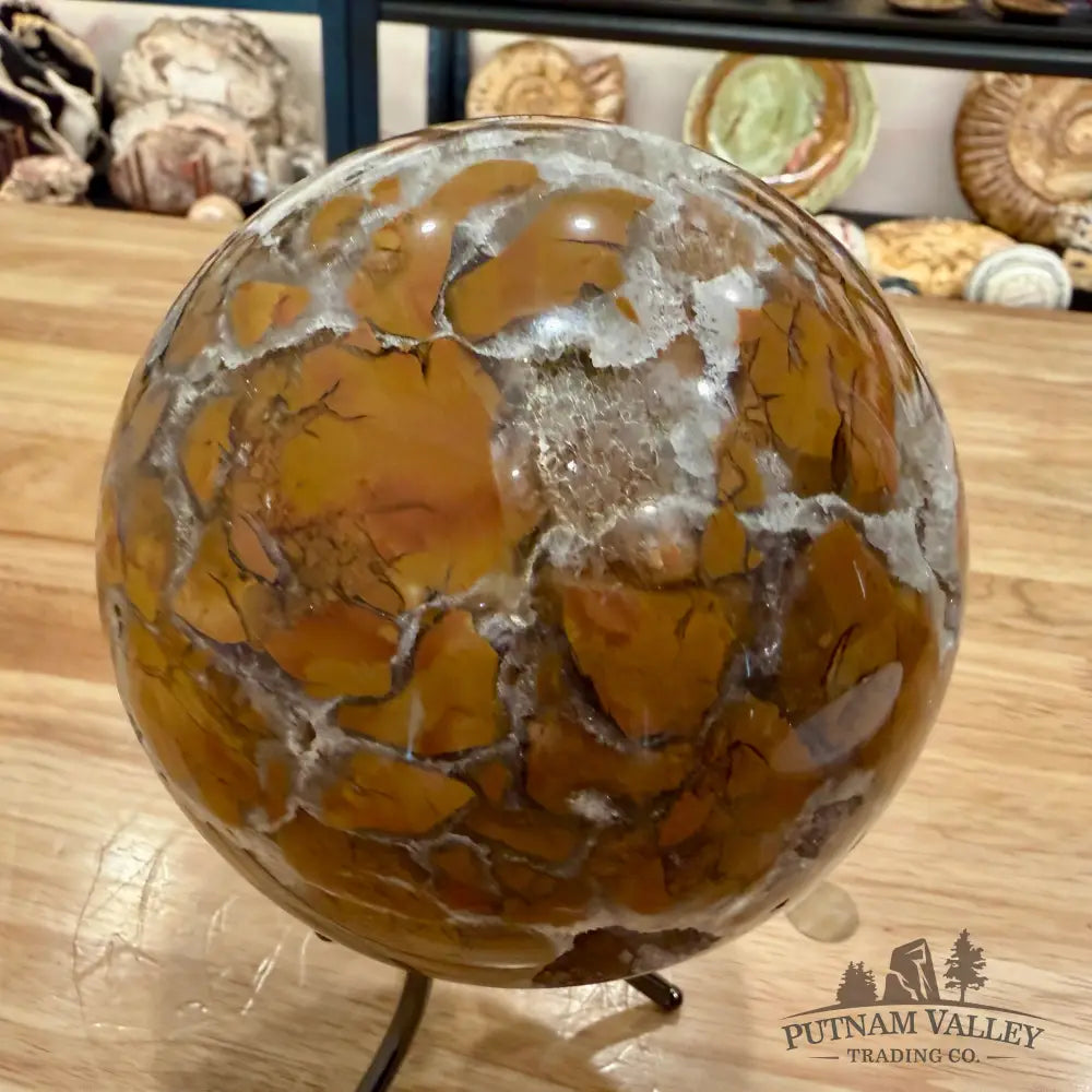 Indonesian Brecciated Jasper Sphere 5.23’’ Sphere