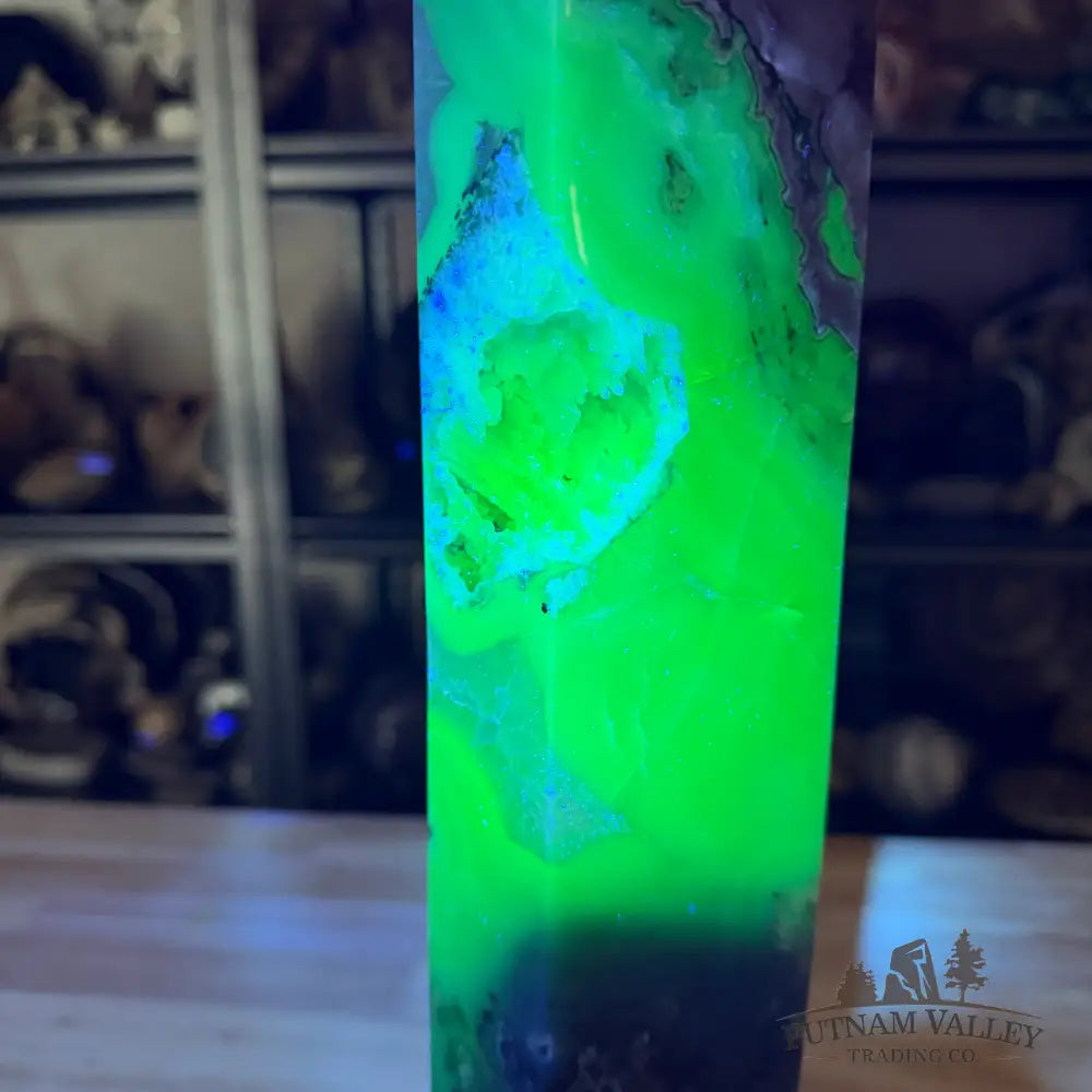 Reserve Indonesian Volcano Agate Statement Tower 17.75’’ - Tower
