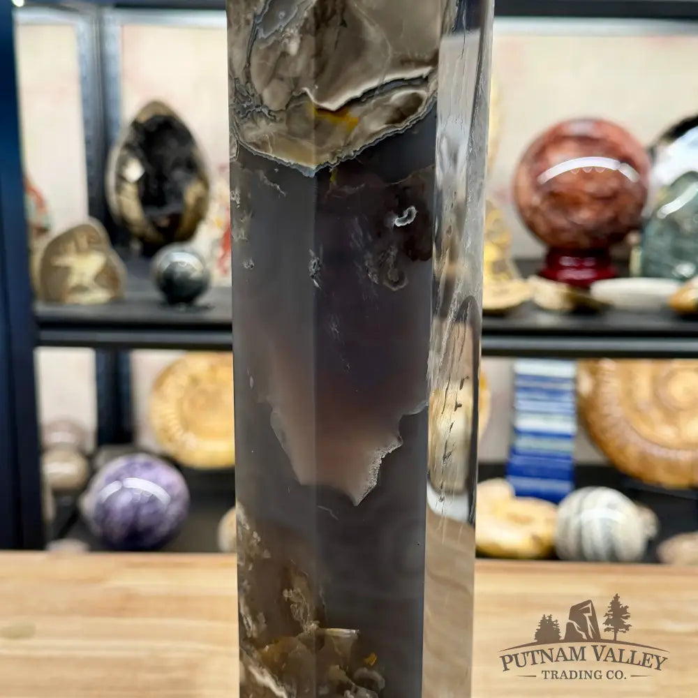 Reserve Indonesian Volcano Agate Statement Tower 17.75’’ - Tower