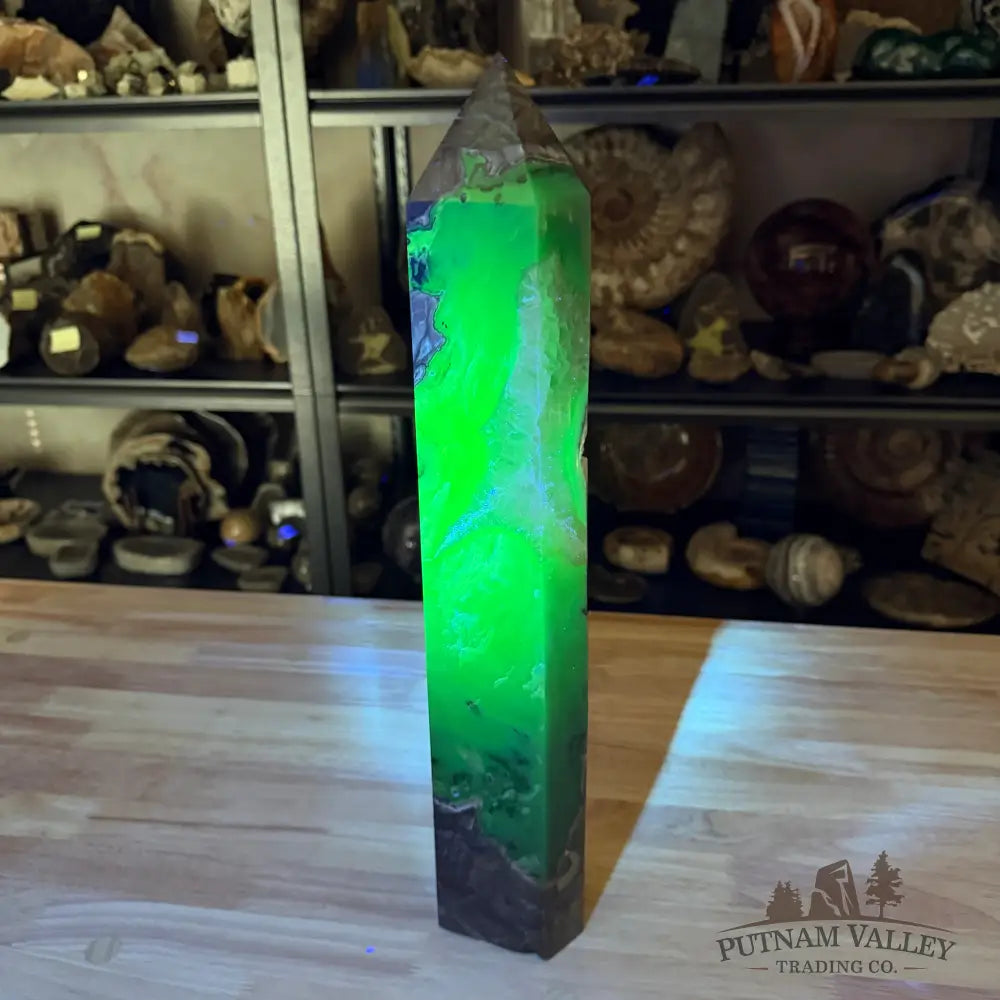 Reserve Indonesian Volcano Agate Statement Tower 17.75’’ - Tower