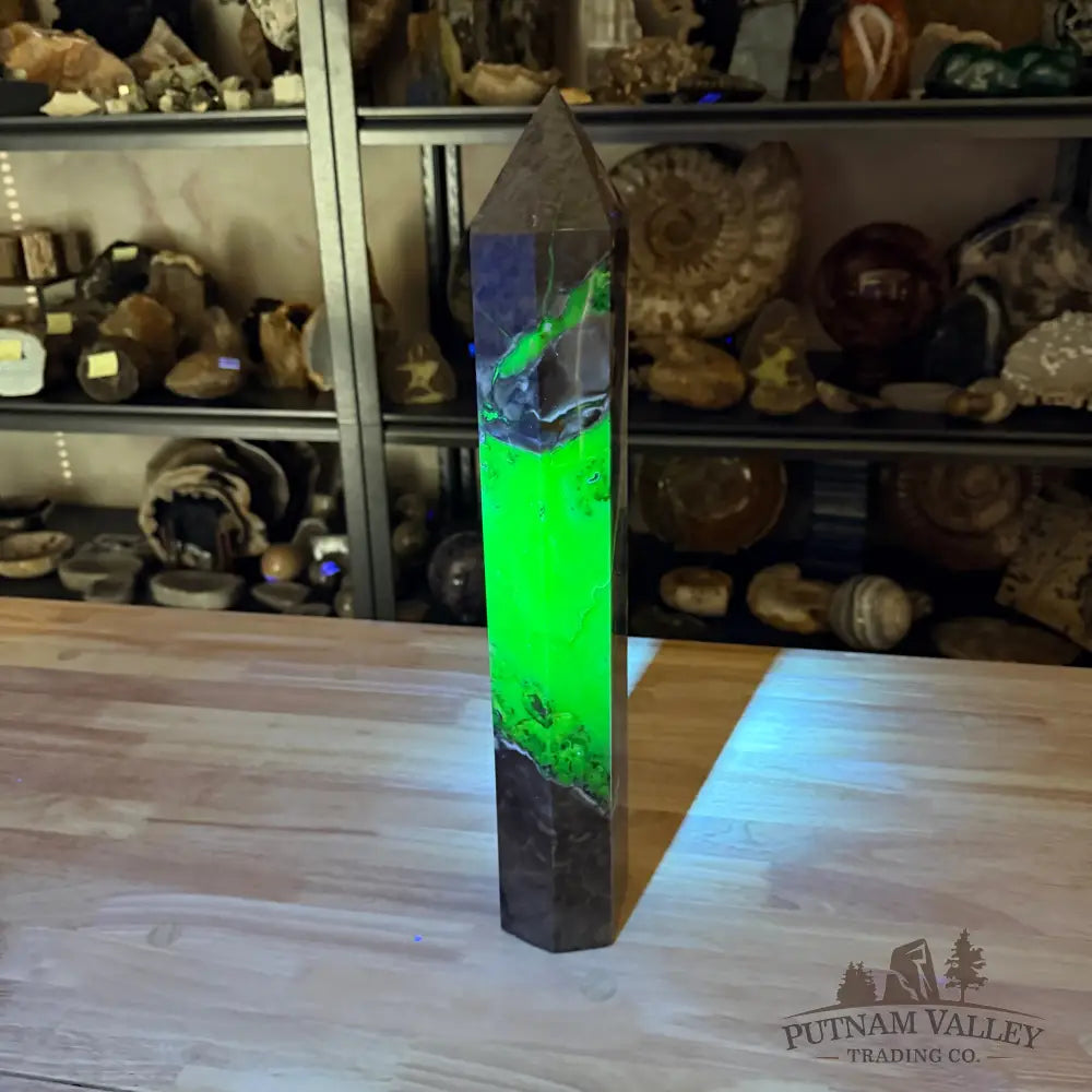 Reserve Indonesian Volcano Agate Statement Tower 17.75’’ - Tower