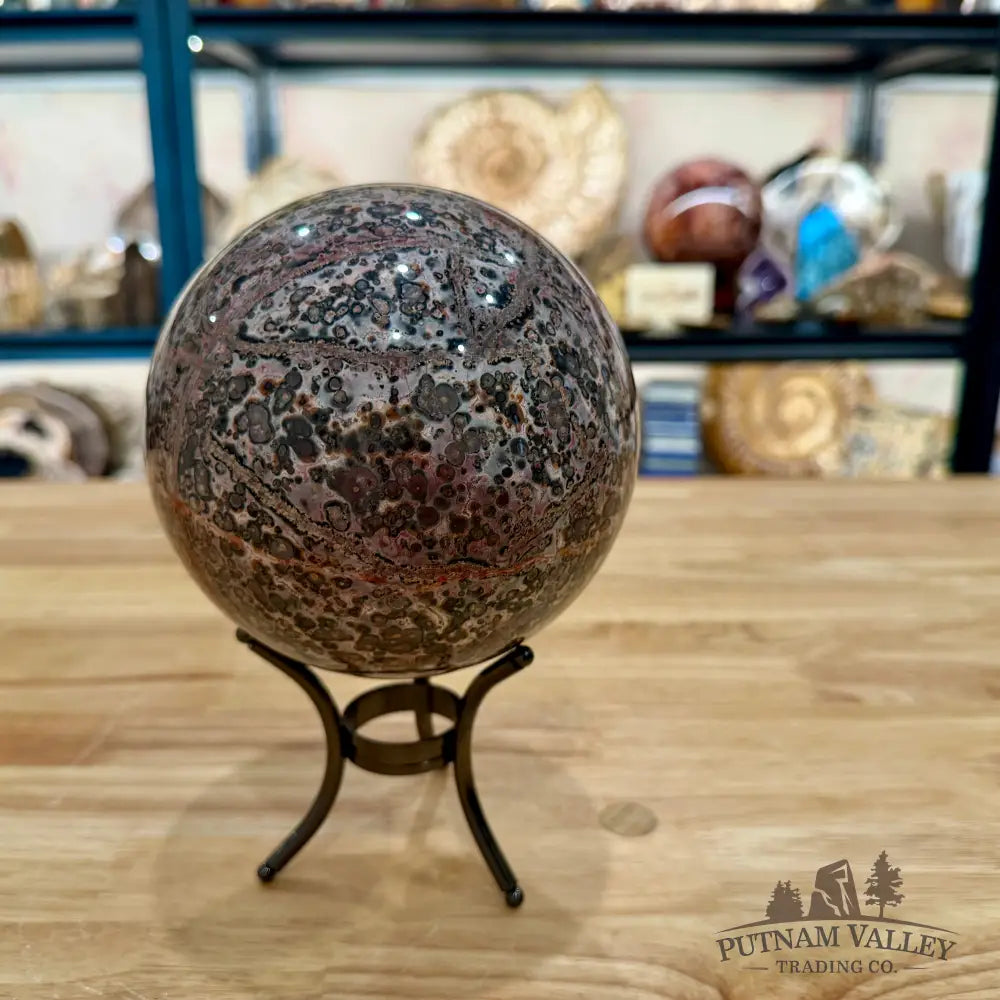 Reserve Leopard Skin Japser Sphere 5.36’’ - Sphere