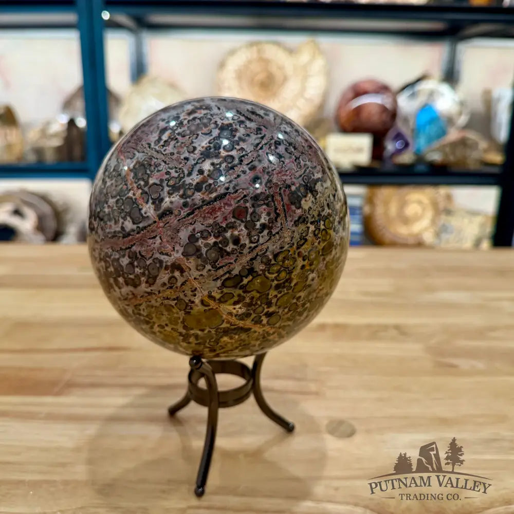 Reserve Leopard Skin Japser Sphere 5.36’’ - Sphere