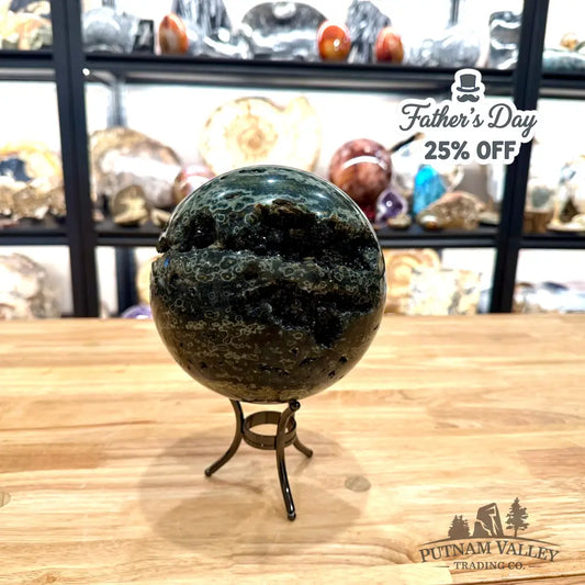 Reserve Madagascar 8th Vein Ocean Jasper Sphere 6.13’’ Sphere