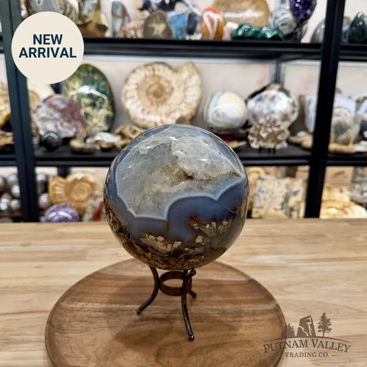 Reserve Madagascar Ibis Jasper + Agate Sphere 6.23’’ - Sphere