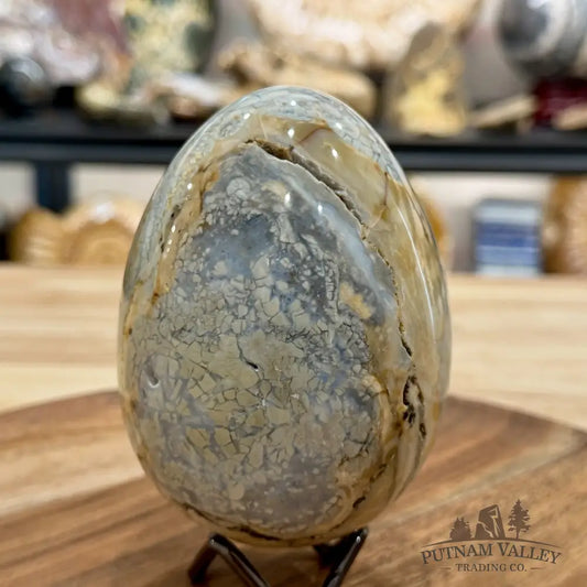 Reserve Madagascar Ibis Jasper Egg 4.22’’ - Sphere
