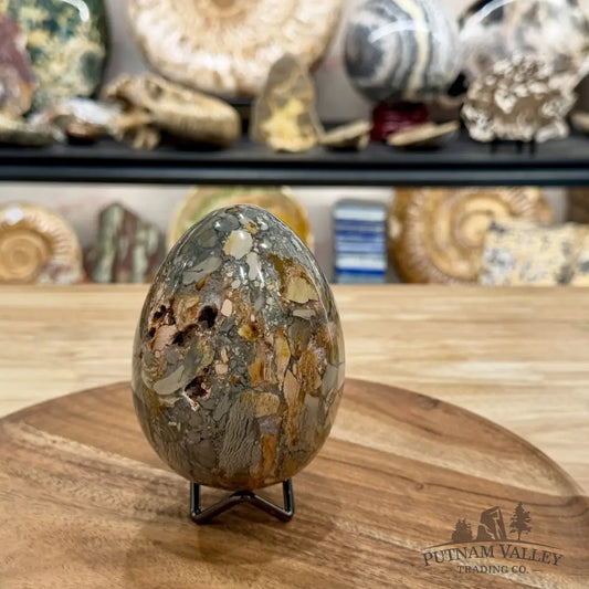 Reserve Madagascar Ibis Jasper Egg 4.27’’ - Sphere