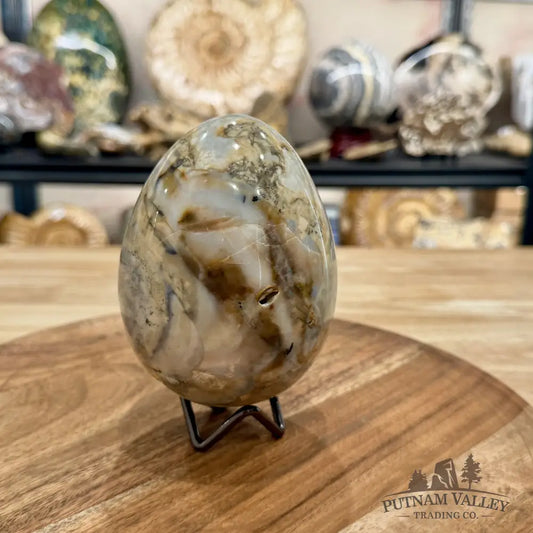 Reserve Madagascar Ibis Jasper Egg 4.57’’ - Sphere