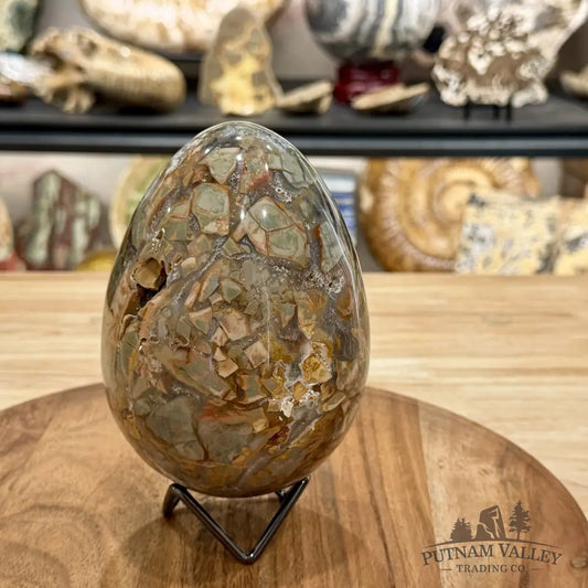 Reserve Madagascar Ibis Jasper Egg 5.45’’ - Sphere