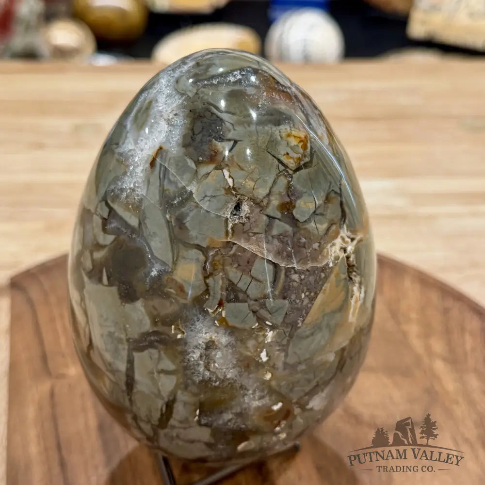 Reserve Madagascar Ibis Jasper Egg 5.45’’ - Sphere