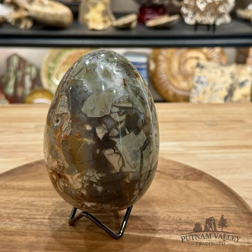 Reserve Madagascar Ibis Jasper Egg 5.45’’ - Sphere