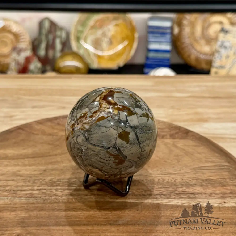 Reserve Madagascar Ibis Jasper Sphere 2.98’’ - Sphere