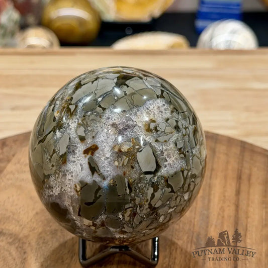 Reserve Madagascar Ibis Jasper Sphere 3.41’’ - Sphere