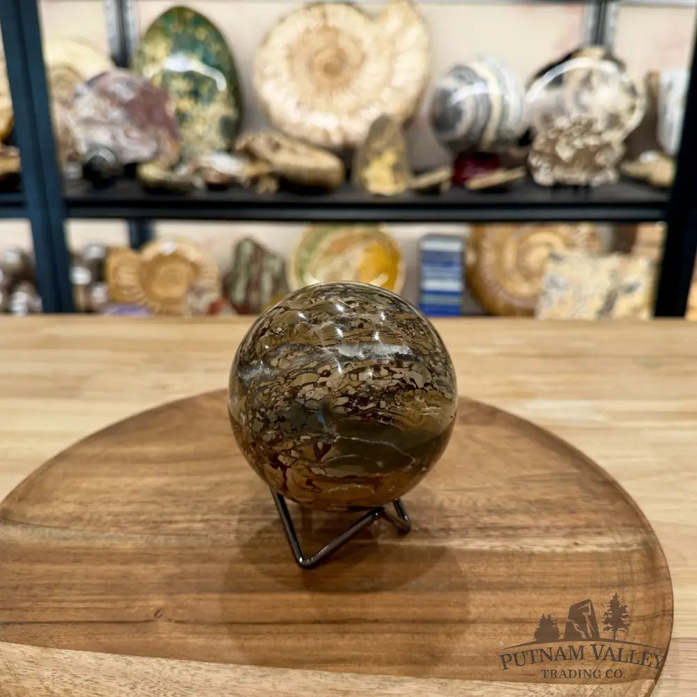 Reserve Madagascar Ibis Jasper Sphere 3.51’’ - Sphere