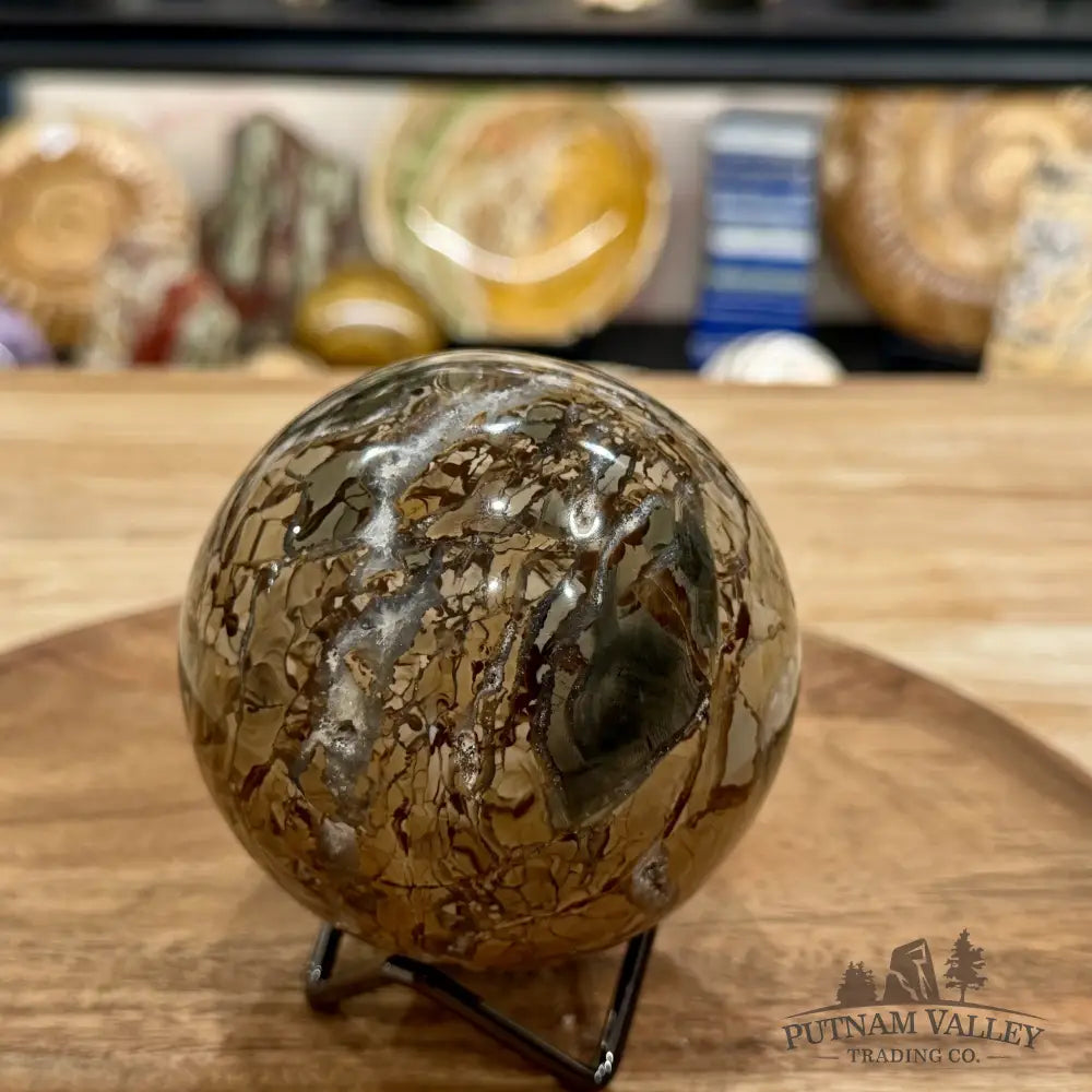 Reserve Madagascar Ibis Jasper Sphere 3.51’’ - Sphere