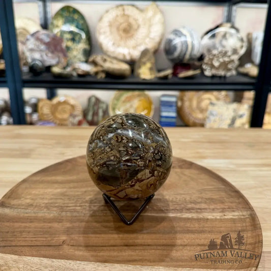Reserve Madagascar Ibis Jasper Sphere 3.51’’ - Sphere