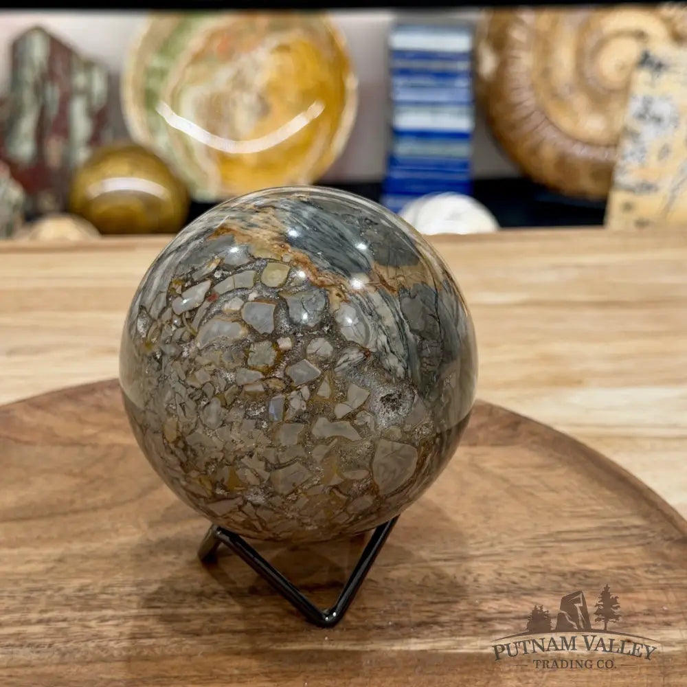 Reserve Madagascar Ibis Jasper Sphere 3.72’’ - Sphere
