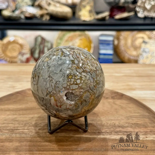 Reserve Madagascar Ibis Jasper Sphere 3.72’’ - Sphere