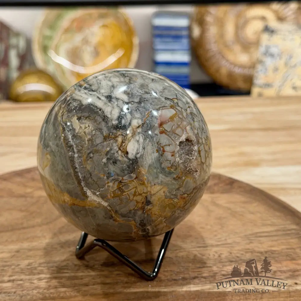Reserve Madagascar Ibis Jasper Sphere 3.72’’ - Sphere