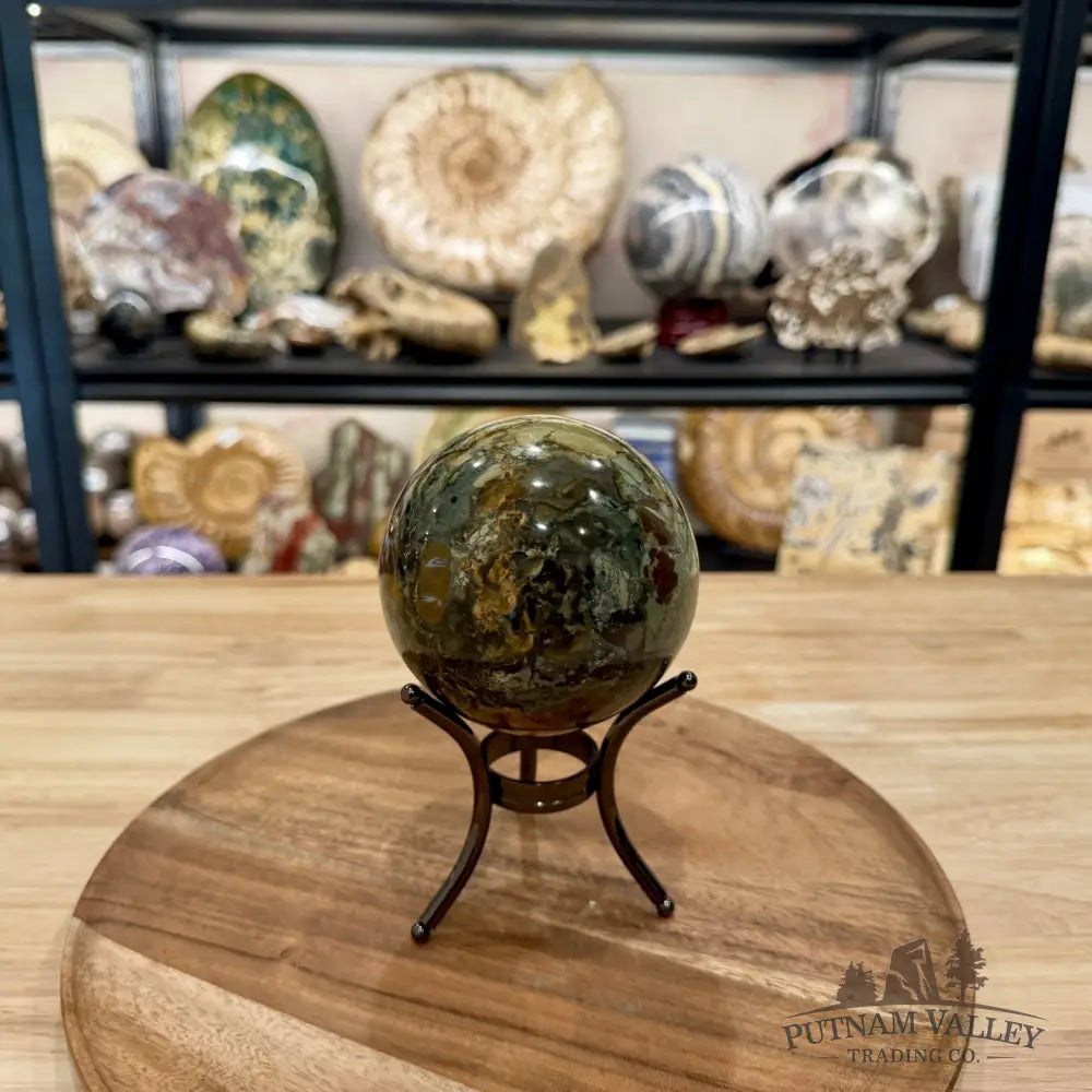 Reserve Madagascar Ibis Jasper Sphere 3.76’’ - Sphere