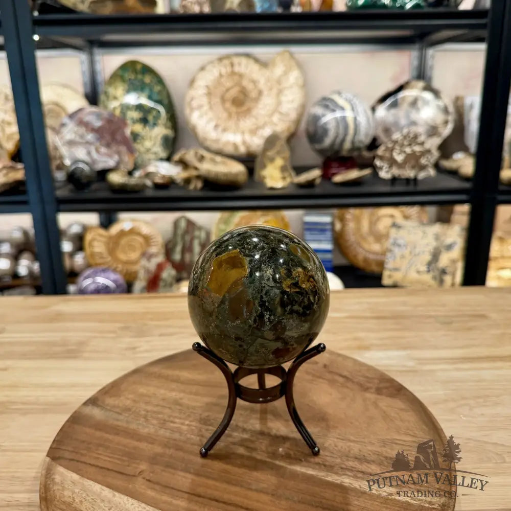 Reserve Madagascar Ibis Jasper Sphere 3.76’’ - Sphere