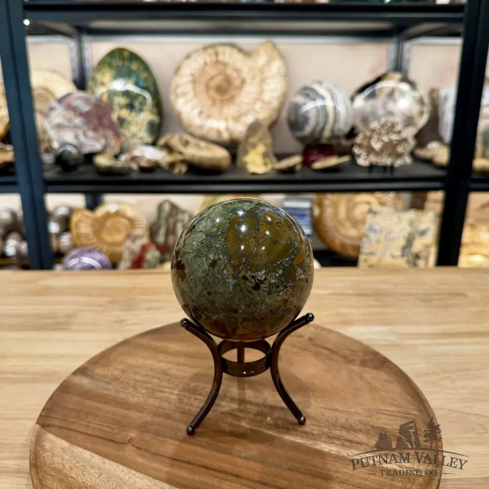 Reserve Madagascar Ibis Jasper Sphere 3.76’’ - Sphere