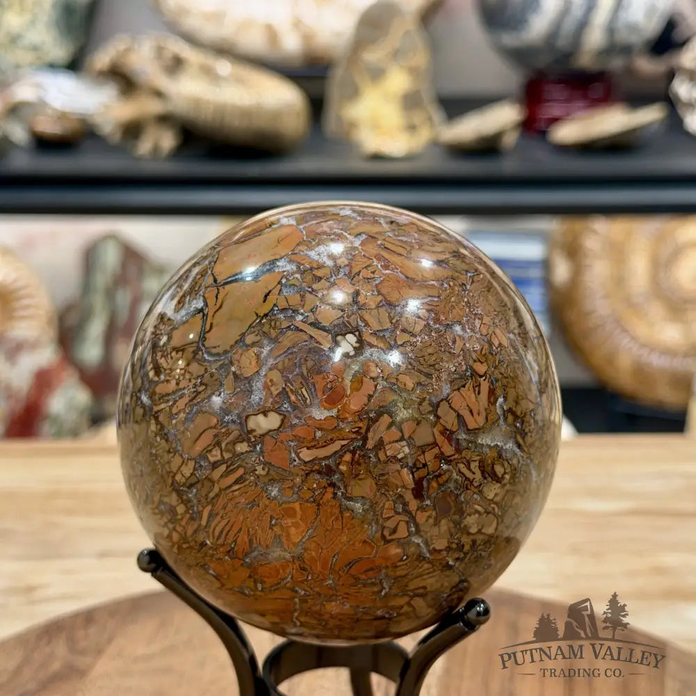 Reserve Madagascar Ibis Jasper Sphere 4.05’’ - Sphere