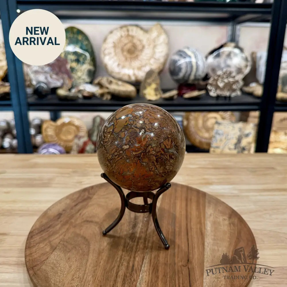 Reserve Madagascar Ibis Jasper Sphere 4.05’’ - Sphere