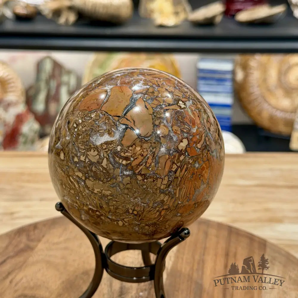 Reserve Madagascar Ibis Jasper Sphere 4.05’’ - Sphere