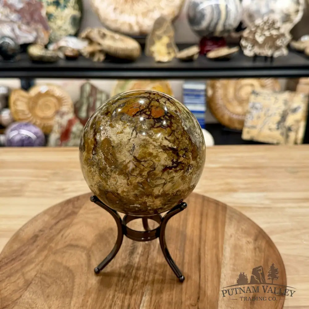 Reserve Madagascar Ibis Jasper Sphere 4.29’’ - Sphere