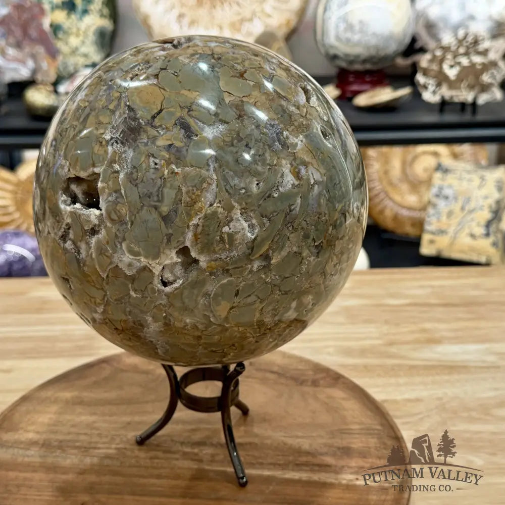 Reserve Madagascar Ibis Jasper Sphere 7.5’’ - Sphere