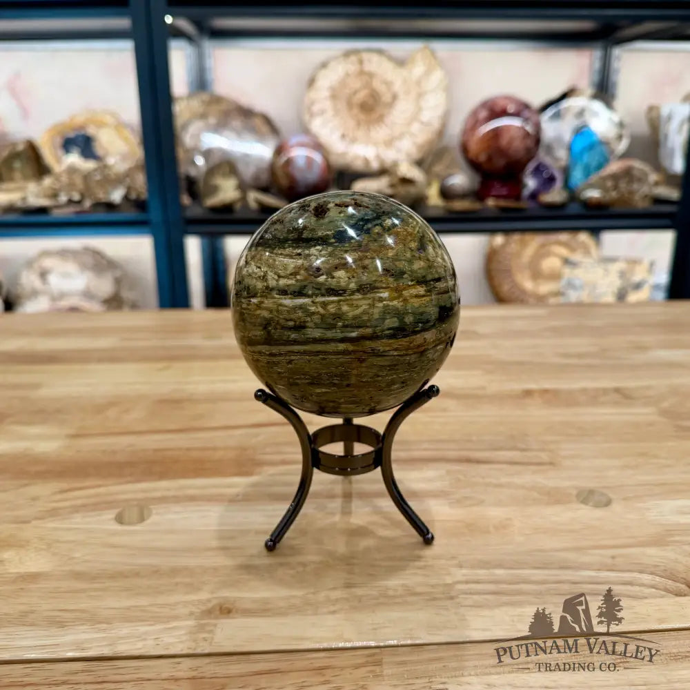 Reserve Madagascar Ocean Jasper Sphere 4.24’’ Sphere