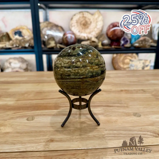 Reserve Madagascar Ocean Jasper Sphere 4.24’’ Sphere