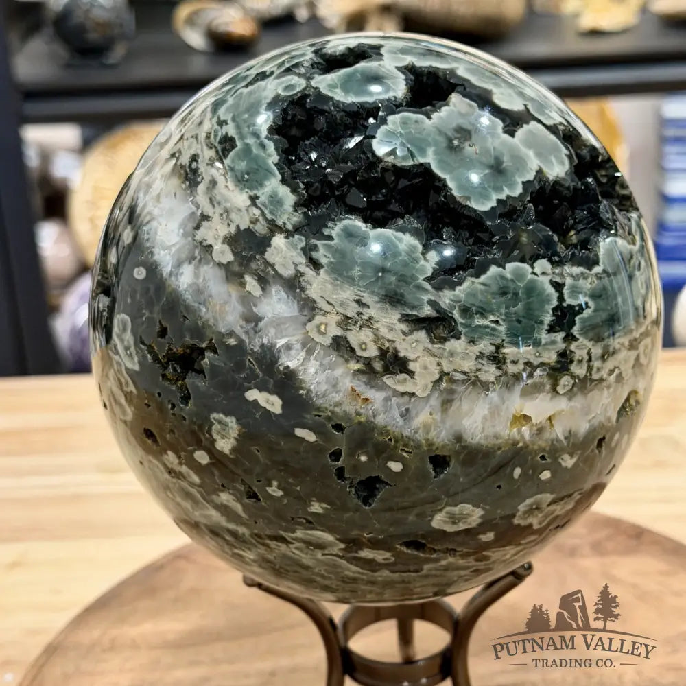 Reserve Madagascar Ocean Jasper Sphere 6.2’’ | 11.06lb - Sphere