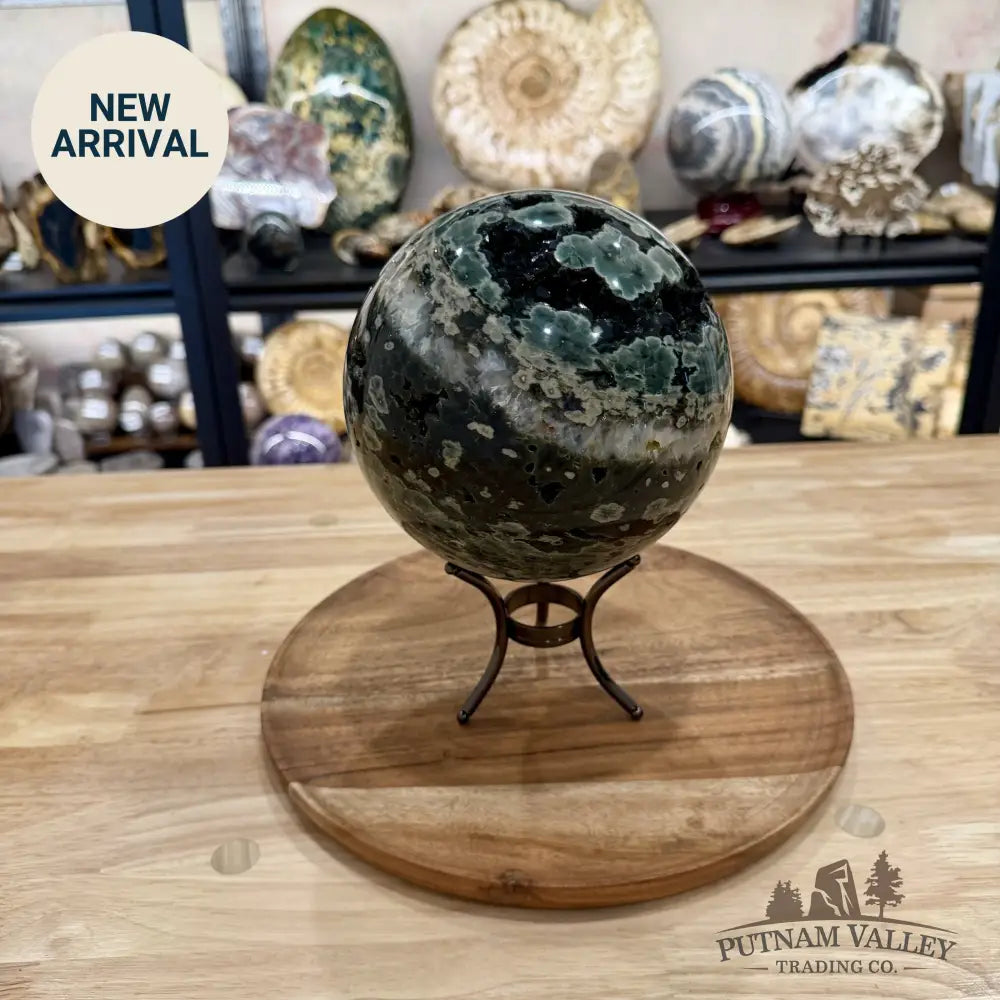 Reserve Madagascar Ocean Jasper Sphere 6.2’’ | 11.06lb - Sphere