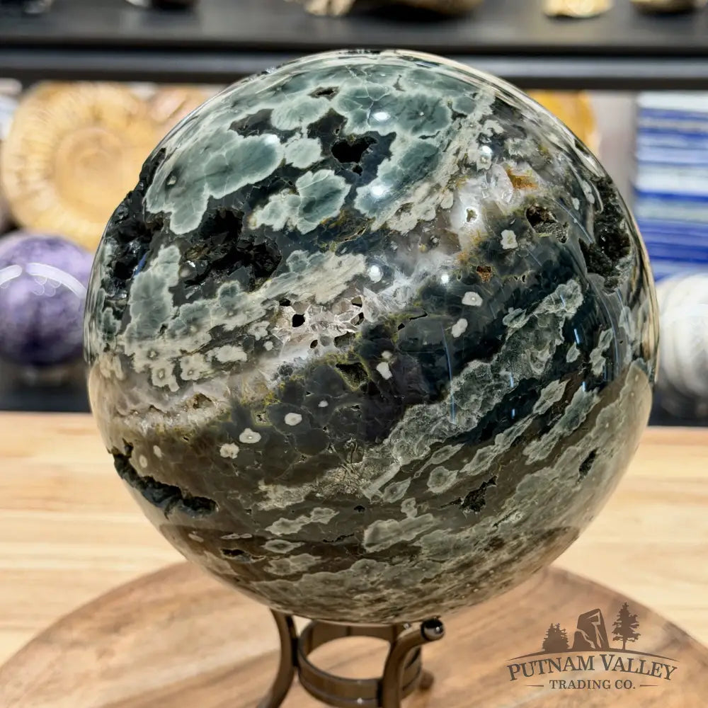 Reserve Madagascar Ocean Jasper Sphere 6.2’’ | 11.06lb - Sphere