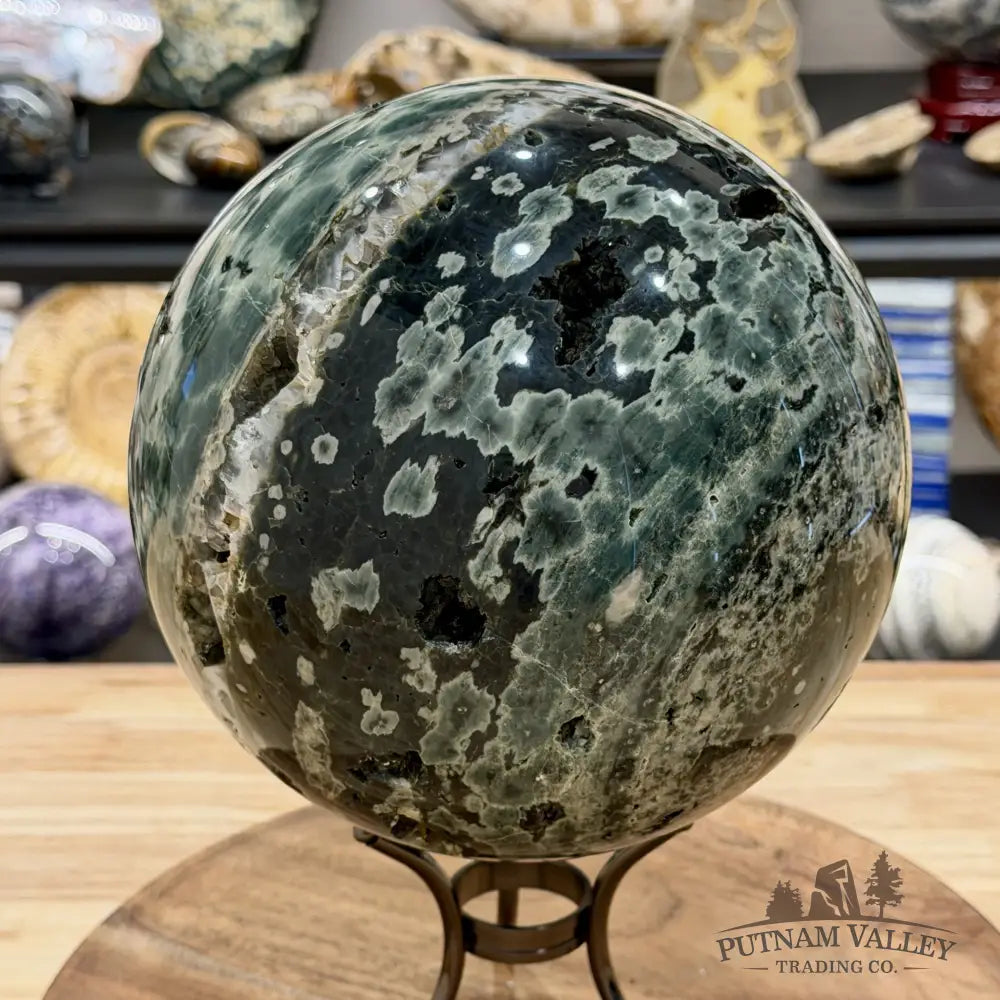Reserve Madagascar Ocean Jasper Sphere 7.4’’ | 18.46lb - Sphere