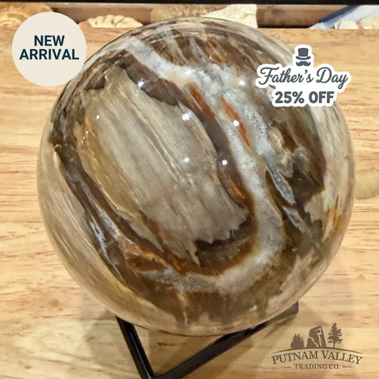 Reserve Madagascar Petrified Wood Sphere 3.27’’ - Sphere