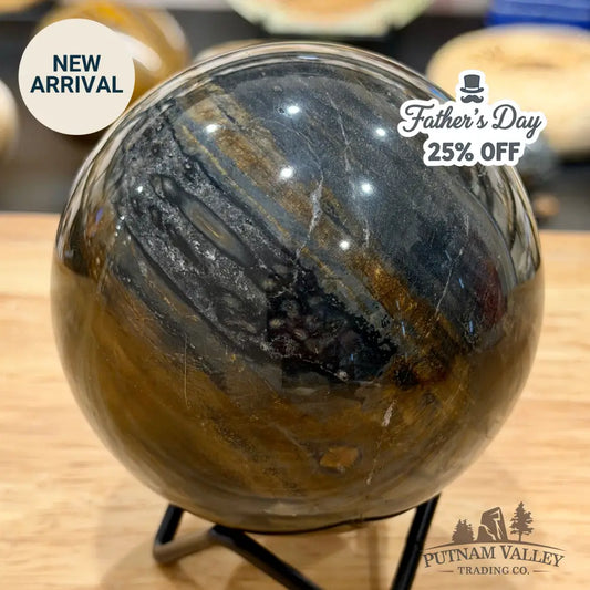 Reserve Madagascar Petrified Wood Sphere 3.55’’ - Sphere