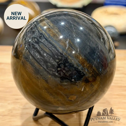Reserve Madagascar Petrified Wood Sphere 3.55’’ - Sphere