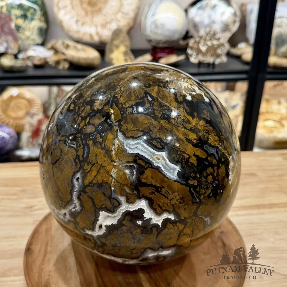 Reserve Maligano Jasper Sphere 8.73’’ | Indonesia - Sphere