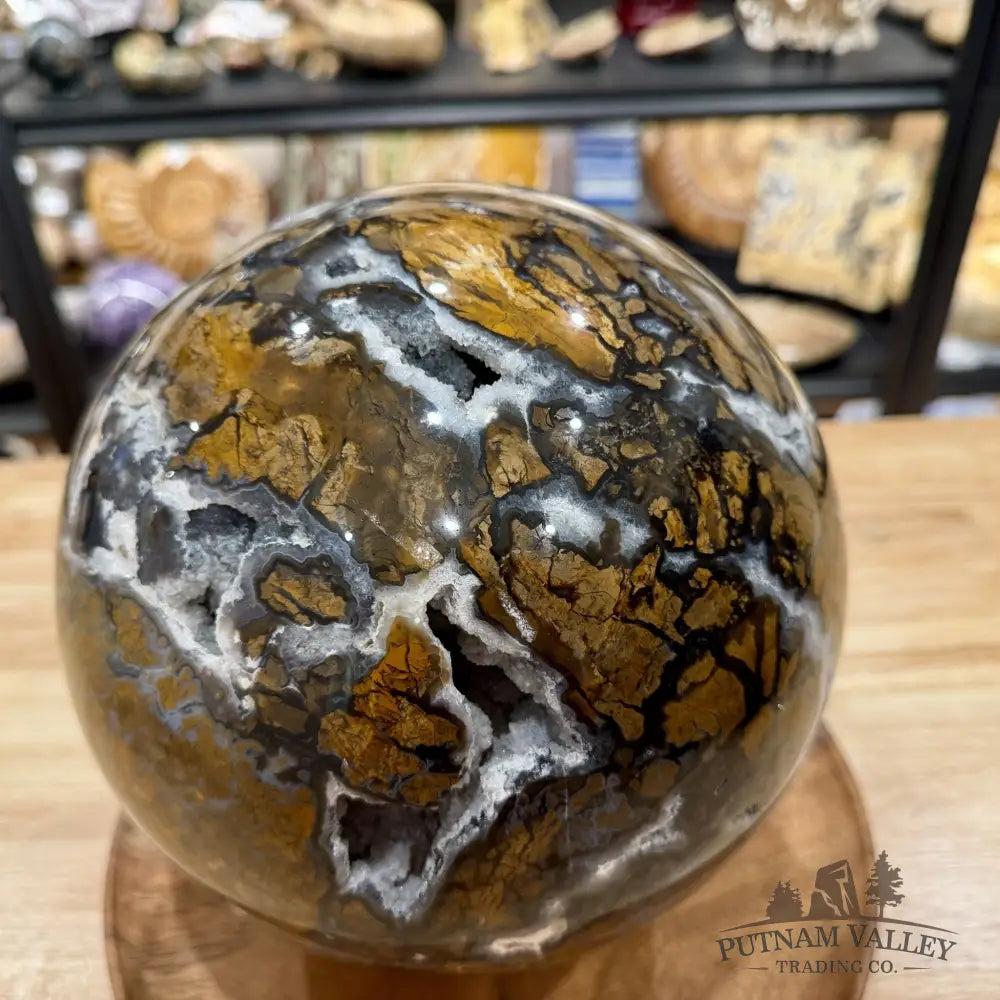 Reserve Maligano Jasper Sphere 8.73’’ | Indonesia - Sphere