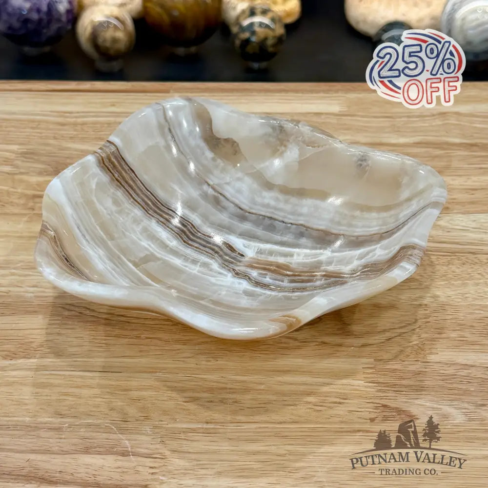 Reserve Mexican Banded Onyx Bowl 7.8’’ - Bowl