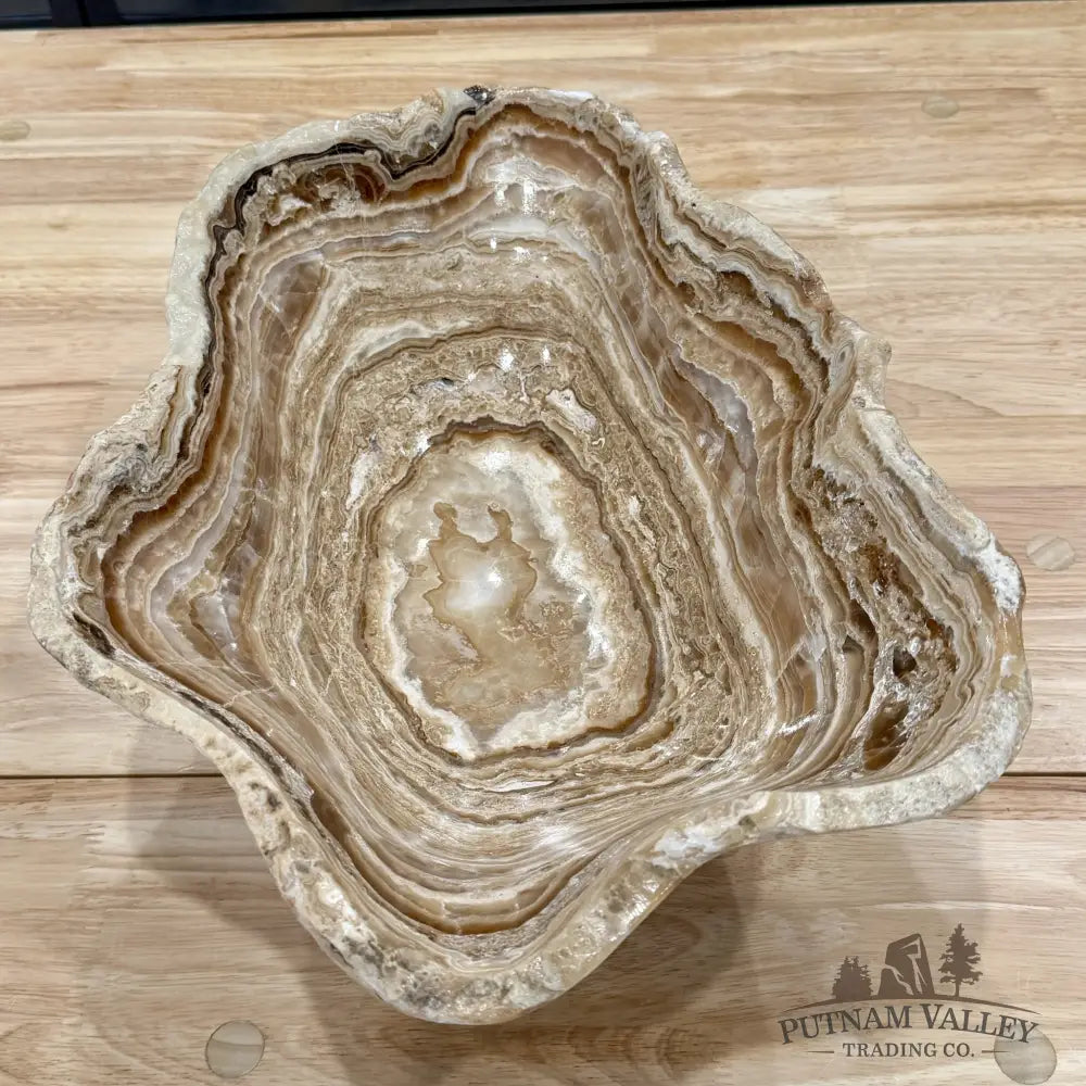 Reserve Mexican Chocolate Onyx Rustic Bowl 15.5’’ - Bowl