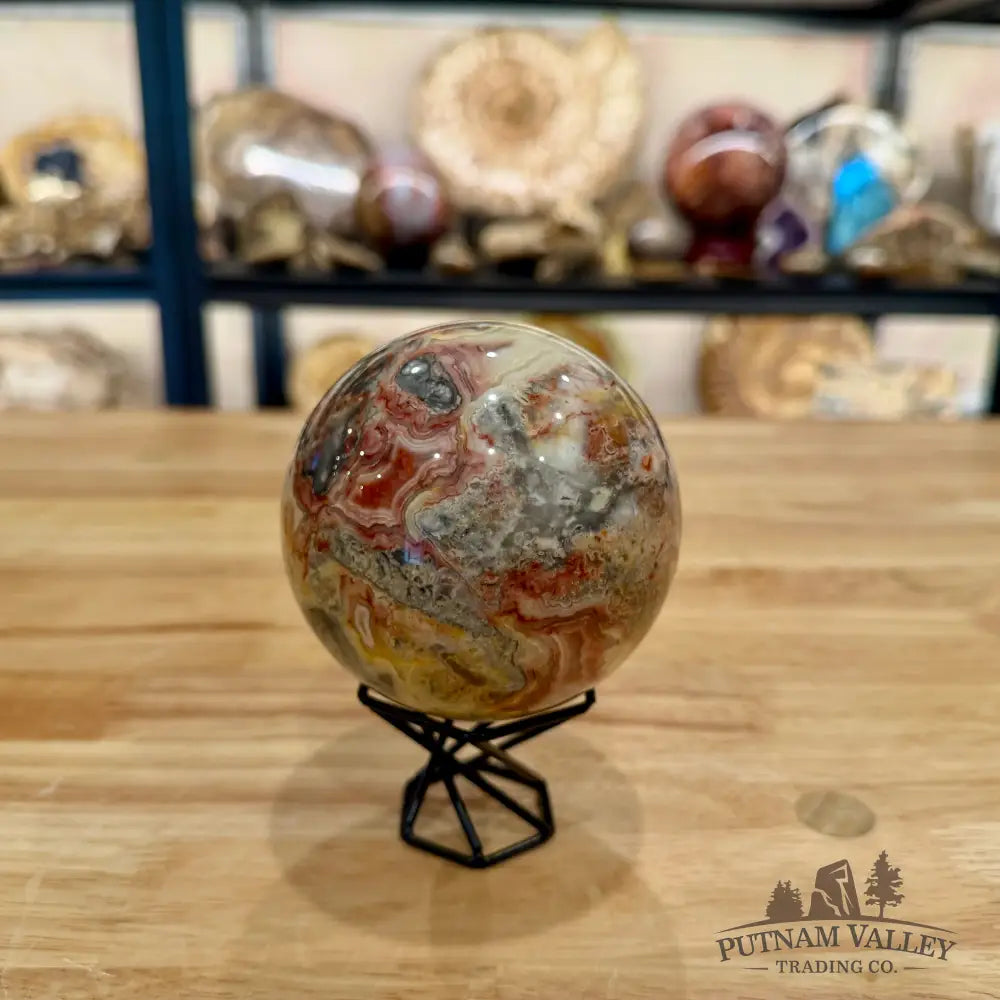 Mexican Lace Agate Sphere Sphere